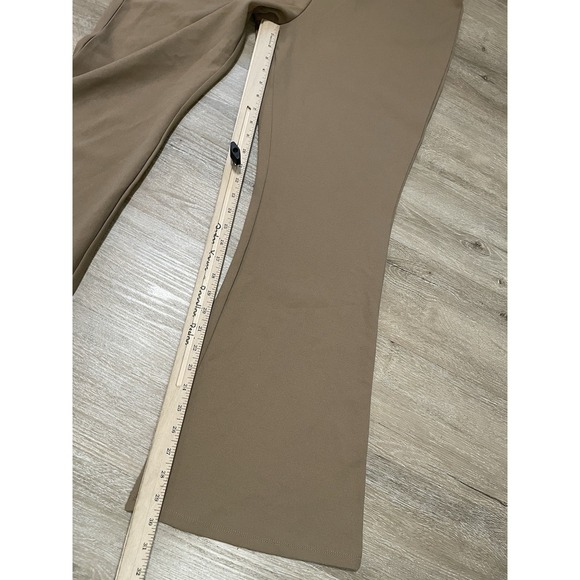 NWT H&M Flare Pants Womens Sz 2XL Pull on Stretch Bootcut Flare Trousers Brown - Picture 7 of 9